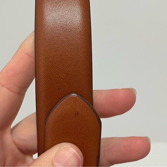 J. Crew Mens Leather round-buckle dress belt in Burnished Sienna size 34 - Picture 11 of 12